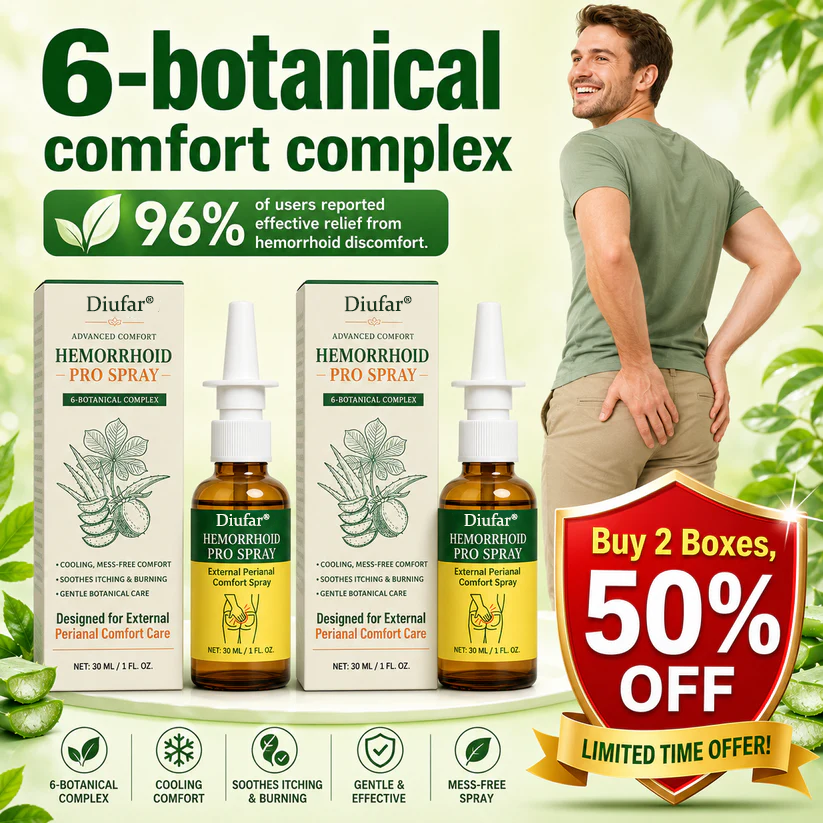 Diufar® Advanced Comfort Hemorrhoid PRO Spray